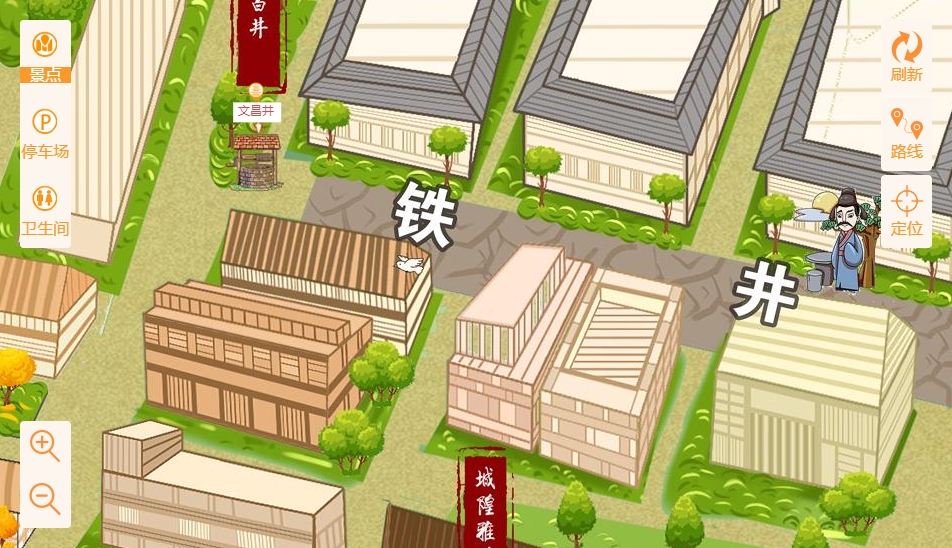 托克托智慧景区：手绘地图与语音导览的完美融合